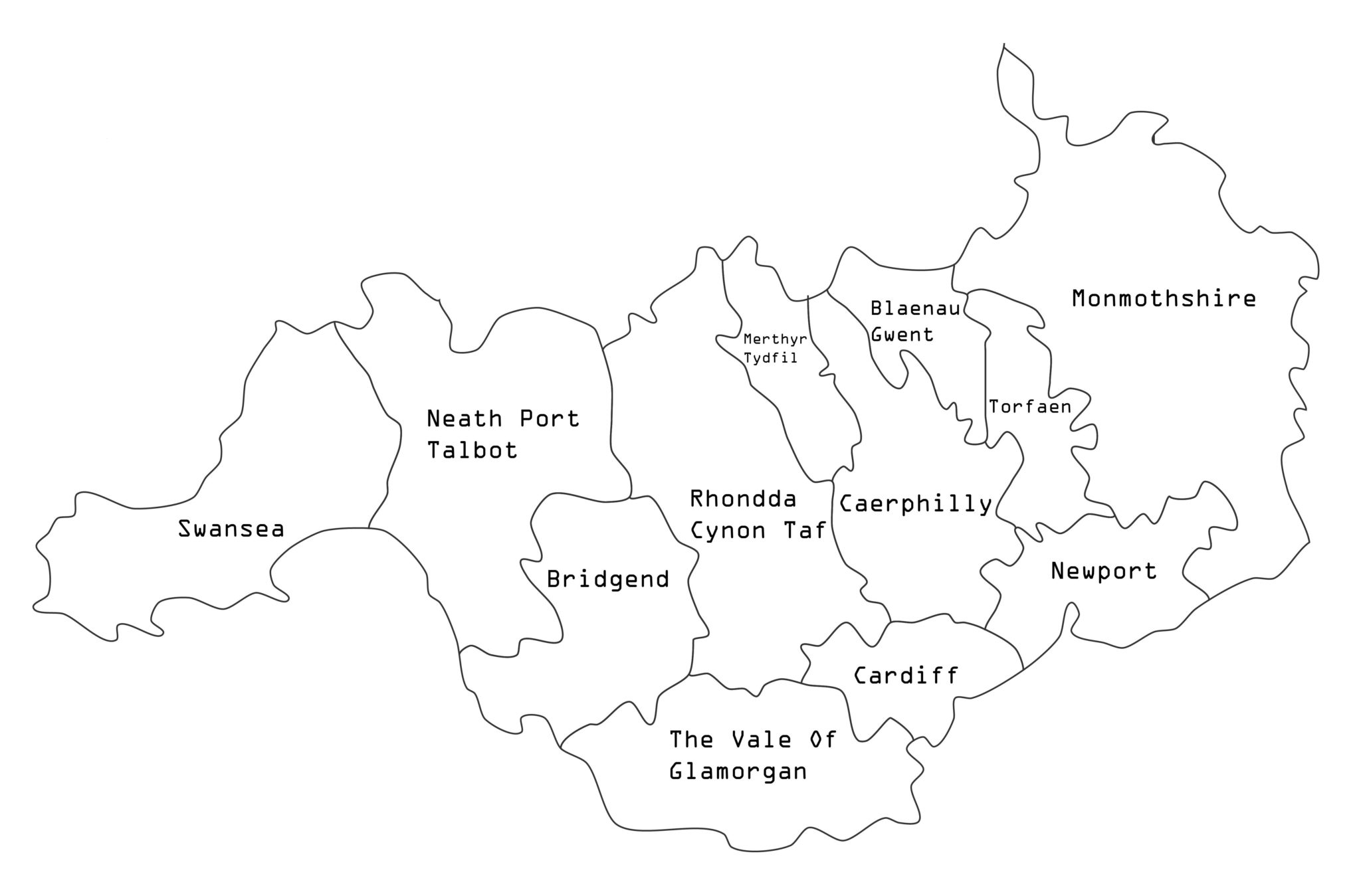 Wales Map