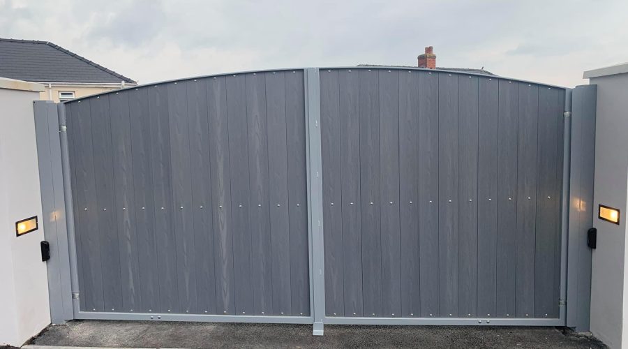 silver automatic gate