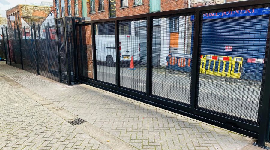 Security Gate For Company Black